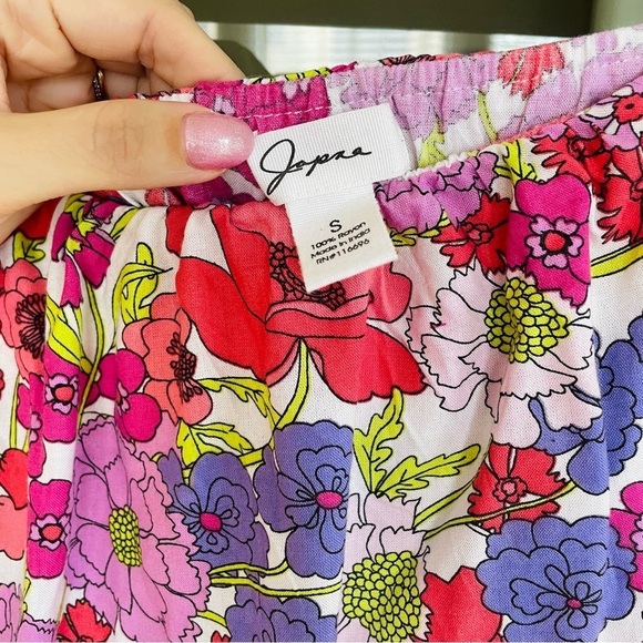 Japna Pink Purple Floral Strapless Maxi Dress - Picture 4 of 8